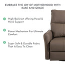 29.92" 270 Power Swivel Rocker Recliner Chair, Electric Glider Reclining Sofa With USB Ports, Power Swivel Glider, Rocking Chair Nursery Recliners For Living Room Bedroom by Unique Piece Furniture