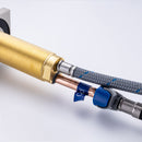 8 inch Widespread Bathroom Faucet Matte Black Bathroom Faucets for Sink 3 Hole Brass 2 Handle Lavatory Square Faucet Modern rv Bathroom Faucets