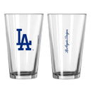 Los Angeles Dodgers Game Day Pint Glass by Dynasty Sports & Framing