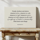 Think on These Things Philippians 4:8 Print