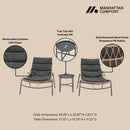 Sunset - 3 Piece Conversation Set by HouseOfZazla