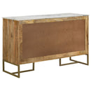 Paloma - 3 Door Herringbone Accent Cabinet - Natural by HouseOfZazla
