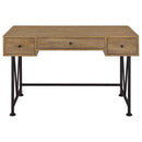 Analiese 47-inch 3-drawer Writing Desk Mango