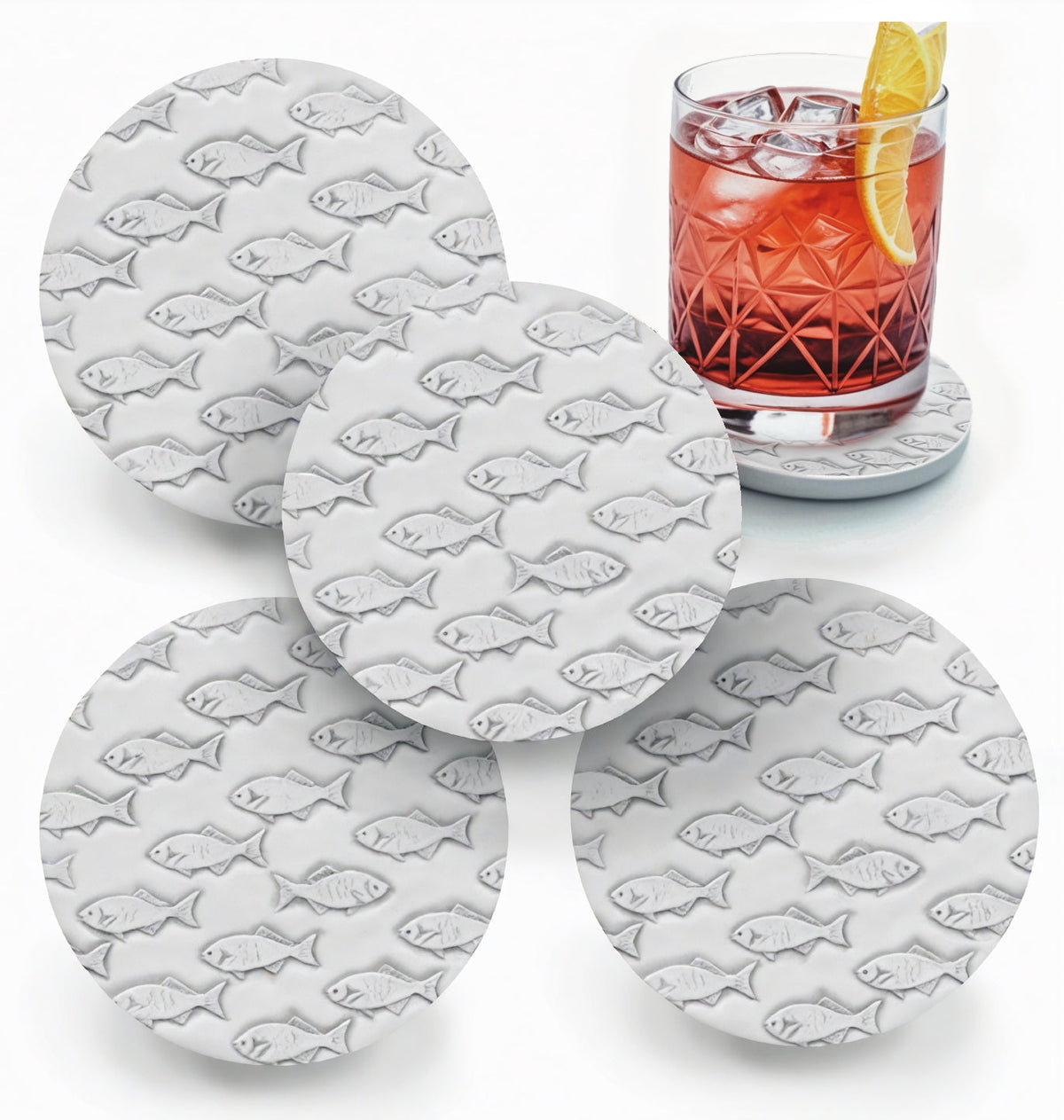 Fish School Drink Coasters
