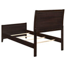 Carlton 5-piece Twin Bedroom Set Cappuccino