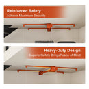Orange Overhead Garage Storage Rack 3x6 FT