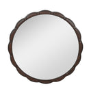 Round Wood Wall Mirror - 31.5"
