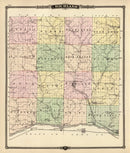 Vintage Map of Richland County, Wisconsin 1878