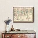 Vintage Map of Vernon County, Wisconsin 1878