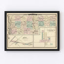 Vintage Map of Vernon County, Wisconsin 1878