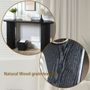 Fluted Cylinder Console Table - Black by HouseOfZazla