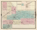 Vintage Map of Jackson County, Wisconsin 1878