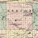 Vintage Map of Monroe County, Wisconsin 1878