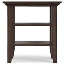Acadian - End Table - Warm Walnut Brown