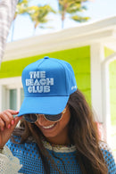 The Beach Club - Royal Blue Canvas Trucker Hat