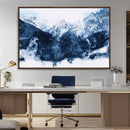Abstract Blue Mountain Canvas Wall Art – Modern Triptych by MyGreatCanvas | Canvas Wall Art Prints | Photo Prints & Wall Decor