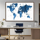 World Map Canvas Print – Framed Detailed Map of the World by MyGreatCanvas | Canvas Wall Art Prints | Photo Prints & Wall Decor