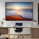Tropical Ocean Sunset Wall Art Canvas Print, Golden Beach by MyGreatCanvas | Canvas Wall Art Prints | Photo Prints & Wall Decor