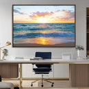 Coastal Wall Art - Vintage World Map Canvas Print with