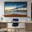 Ocean Beach Wall Art Canvas Print Sunset Artwork Print
