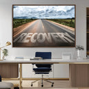 Recovery Road Wall Art Canvas Print