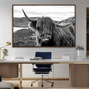Longhorn Steer Canvas Print Wall Art, Highland Cow Canvas by MyGreatCanvas | Canvas Wall Art Prints | Photo Prints & Wall Decor