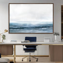 Blue Ocean Abstract Artwork Wall Art Canvas Print