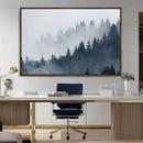 Foggy Pine Forest Wall Art Canvas Print by MyGreatCanvas | Canvas Wall Art Prints | Photo Prints & Wall Decor