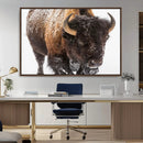 Bison Wall Art Canvas Print For Farmhouse, Wild Animal Wall by MyGreatCanvas | Canvas Wall Art Prints | Photo Prints & Wall Decor
