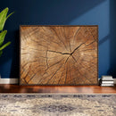 Tree Ring Canvas Art, Rustic Wood Grain Wall Art, Tree Slice