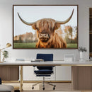 Highland Cow Animal Scottish Cattle Art Print Farmhouse Wall