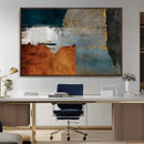 Modern Abstract Canvas Art Canvas Print - Framed and Ready