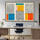Canvas Print Wall Art Abstract Illustrs Art Boho, Framed