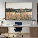Abstract Wildflower Art Field Landscape Oil Painting Print,