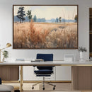 Golden Fields Canvas Wall Art Print – Serene Landscape of