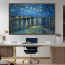 Vincent van Gogh Starry Night over the Rhone Abstract Wall