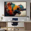 Abstract Guitar Wall Art Canvas | Vibrant Music-Inspired Art by MyGreatCanvas | Canvas Wall Art Prints | Photo Prints & Wall Decor