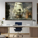 Pirate Ship War Wall Art Canvas Print by MyGreatCanvas | Canvas Wall Art Prints | Photo Prints & Wall Decor