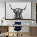 Farmhouse Longhorn Wall Art Canvas Print, Longhorn Texas by MyGreatCanvas | Canvas Wall Art Prints | Photo Prints & Wall Decor