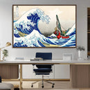 Katsushika Hokusai Kanagawa Giant Wave Wall Art Canvas Print