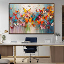 Abstract Butterfly Wall Art Canvas Print
