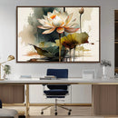 Lotus Flower Watercolor Canvas Print – A Symbol of Serenity by MyGreatCanvas | Canvas Wall Art Prints | Photo Prints & Wall Decor