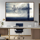 Jesus and the Fading Cross Wall Art Print – Symbol of Faith, by MyGreatCanvas | Canvas Wall Art Prints | Photo Prints & Wall Decor