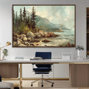 Abstract Acadia National Park Wall Art Canvas Print -