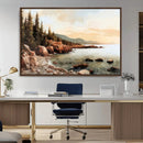 Serene Coastal View of Acadia National Park Wall Art -