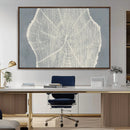 Abstract Tree Ring Wall Art Canvas Print – Nature-Inspired,
