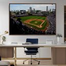Chicago Cubs Baseball Team Print - Wrigley Field Stadium