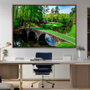 Augusta National Golf Club Wall Art - Panoramic Bridge & by MyGreatCanvas | Canvas Wall Art Prints | Photo Prints & Wall Decor