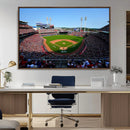 Cincinnati Reds Baseball Canvas Print - American Ball