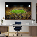 Stadium in Michigan Wall Art Canvas Print, Framed American